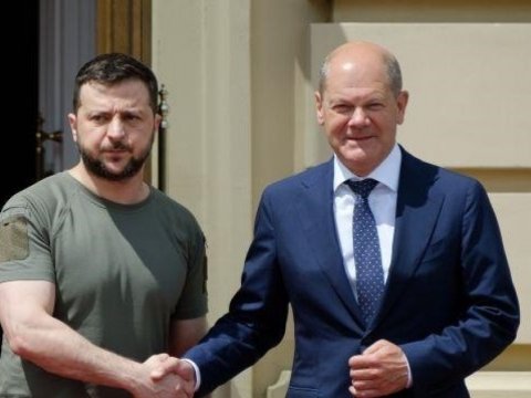 Şolts Zelenski ilə görüşəcək