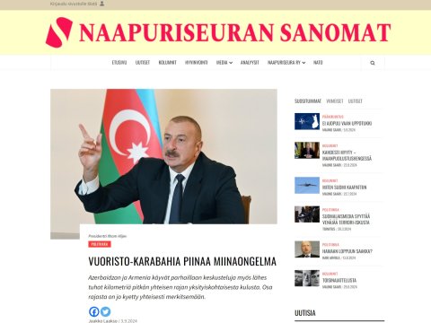 Finlandiya mətbuatında Azərbaycanla bağlı məqalə dərc olundu
