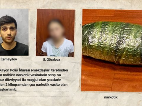 Polis narkotik əməliyyatı keçirdi - 2 nəfər tutuldu