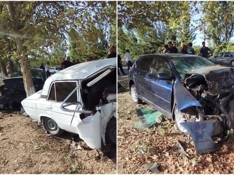 Füzulidə ağır qəza - Yaralananlar var