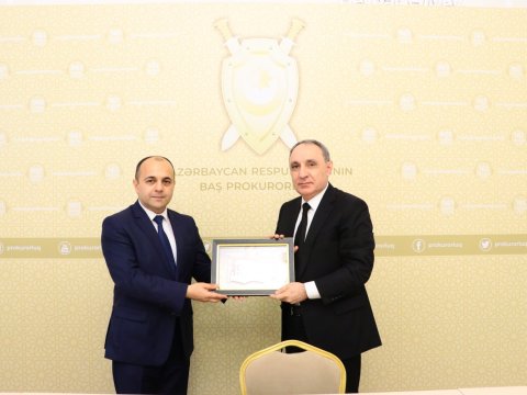 Kamran Əliyev nazir müavini təyin edilən prokuroru belə yola saldı&nbsp;- FOTOLAR