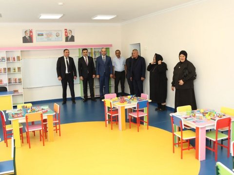 Saatlıda 1176 şagird yerlik məktəb istifadəyə verildi
