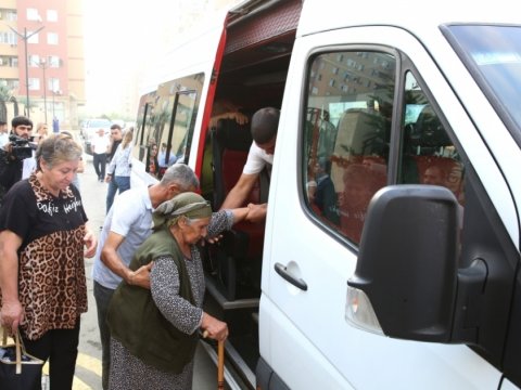 59 laçınlı doğma yurduna yola salındı