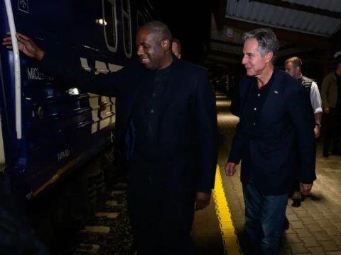 Blinken və Lemmi Ukraynada