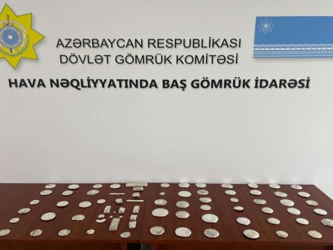 Gömrükdən gizlədilən 25 kiloqram gümüş aşkarlandı