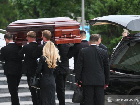 Aleksandr Maslyakovla vida mərasimi - FOTOLAR