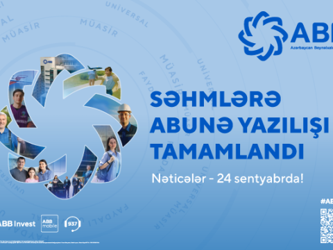 ABB-nin səhmlərinə abunə yazılışı başa çatdı!