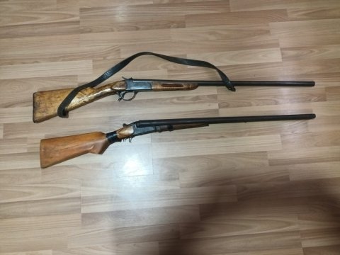 Sumqayıtda 2 ov tüfəngi aşkarlandı