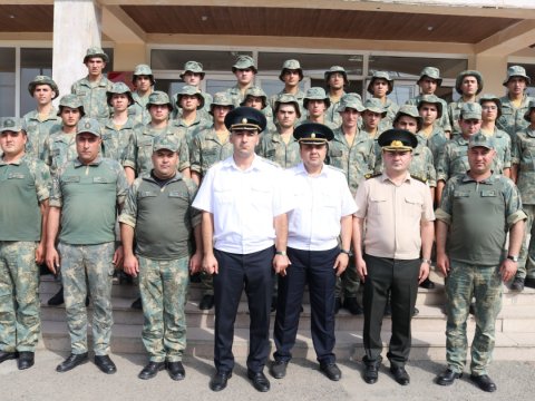 N saylı hərbi hissədə birgə tədbir - FOTOLAR