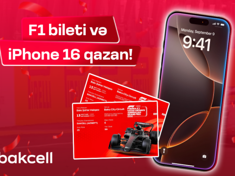&ldquo;Bakcell&rdquo; dən &ldquo;iPhone 16&rdquo; qazanmaq şansı!