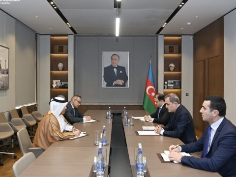 Qətərin yeni səfiri Ceyhun Bayramovun qəbulunda