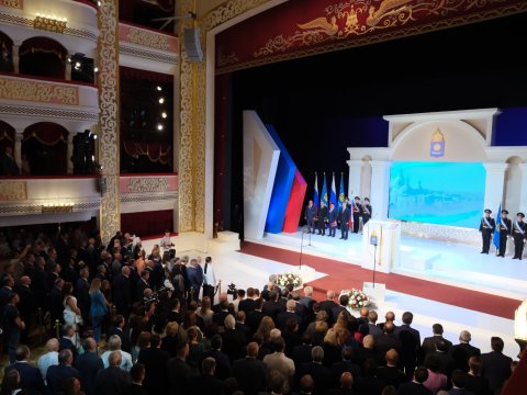 Azərbaycan nümayəndə heyəti Həştərxanda - FOTOLAR