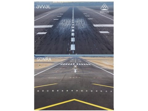 Heydər Əliyev Beynəlxalq Aeroportunda yeni uçuş-enmə zolağı istifadəyə verildi