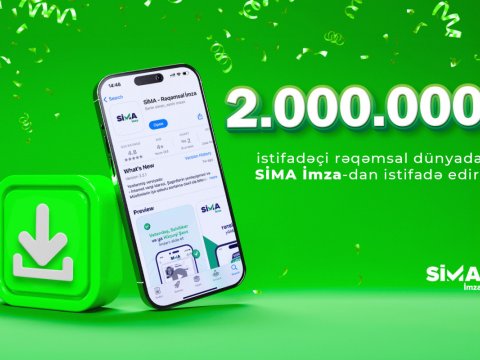 &ldquo;SİMA İmza&rdquo;nı yükləyənlərin sayı 2 milyonu ötdü