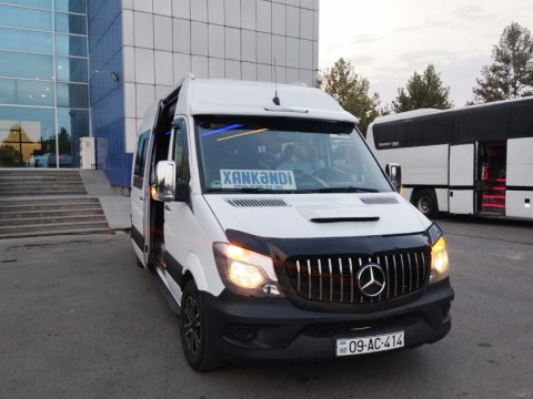 Xankəndiyə ilk sərnişin AVTOBUSU