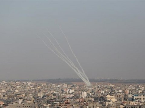 Livandan İsrailə 5 raket ATILDI