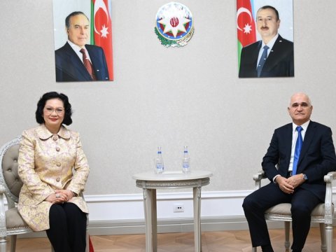 Şahin Mustafayev Beynəlxalq Olimpiya Komitəsinin üzvü ilə GÖRÜŞDÜ