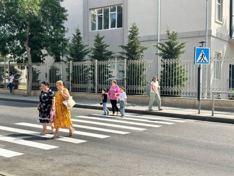 Məktəblərin qarşısındakı piyada&nbsp;keçidləri YENİLƏNİR