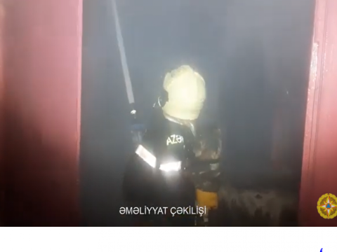 Mehdiabadda yanğın -&nbsp;VİDEO