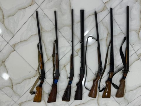 Biləsuvar sakinlərindən silahlar götürüldü