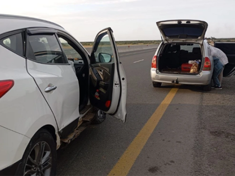 Şəhid xanımı övladları ilə birgə qəzaya düşdü