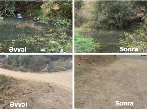 Şuşada ətrafı zibilləyən 64 nəfər cərimələndi