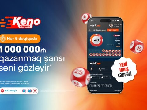 &ldquo;Ekspress Keno&rdquo; ilə arzulara aparan şans səyahəti