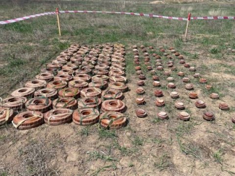 Ötən həftə 49 mina, 690 partlamamış hərbi sursat zərərsizləşdirilib