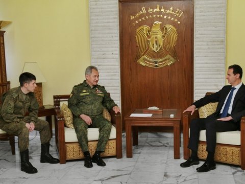 Bəşər Əsəd Şoyqu ilə regional məsələləri müzakirə etdi