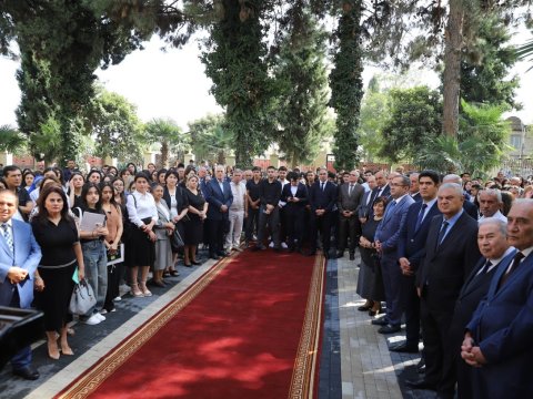 Gəncə Dövlət Universitetində yeni tədris binası istifadəyə verildi - FOTO