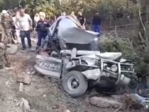 Bakı-Qazax yolunda ağır qəza - Ölən var (VİDEO)