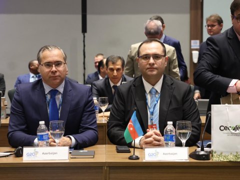 Məcnun Məmmədov &ldquo;Böyük iyirmilik&rdquo; ölkələrinin toplantısında - FOTOLAR