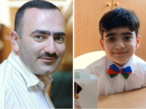 Jurnalistin ölümündən sonra doğulan oğlu 1-ci sinfə getdi - FOTO