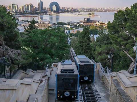Qeyri-adi nəqliyyat: Keçmiş SSRİ ərazisində funikulyorlar - FOTOLAR