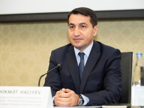 Erməni xalqı utopik iddialarına son qoyduğunu konstitusion əsasda bildirməlidir - Hikmət Hacıyev