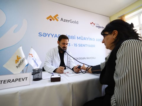 &ldquo;AzerGold&rdquo; Daşkəsəndə növbəti tibbi müayinə aksiyası keçirib - FOTO