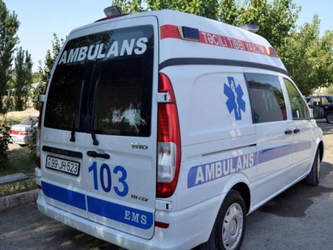 Biləsuvarda ağır qəza - 4 nəfər yaralandı