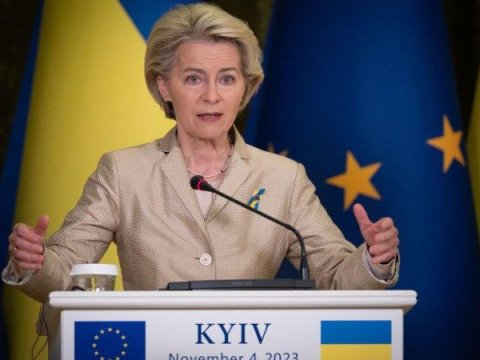 Ursula fon der Leyen sabah Zelenski ilə görüşəcək - Ukraynaya gəlir