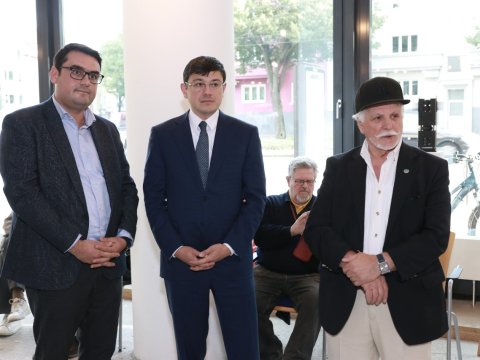 Almaniyada rəsm sərgisində azərbaycanlı rəssamların əsərləri - FOTO