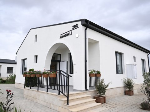 Ağdamın Kəngərli kəndində evlər belə olacaq - FOTO