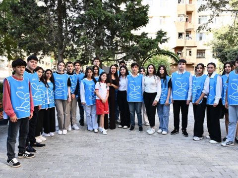 Leyla Əliyevanın iştirakı ilə növbəti abad həyət istifadəyə verildi