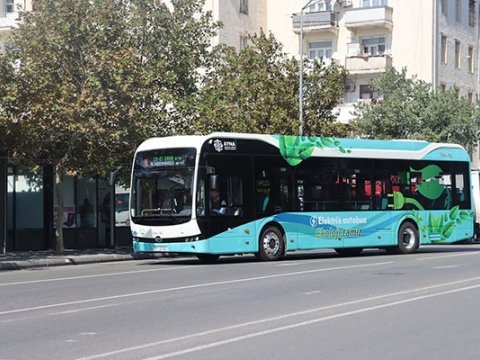 COP29 zamanı Bakıda 350 elektrik avtobusu işləyəcək