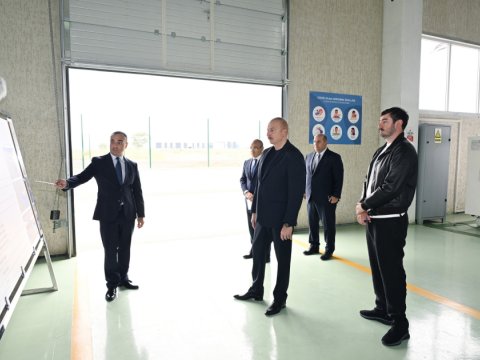 Ağdamda daha bir zavod istifadəyə verildi