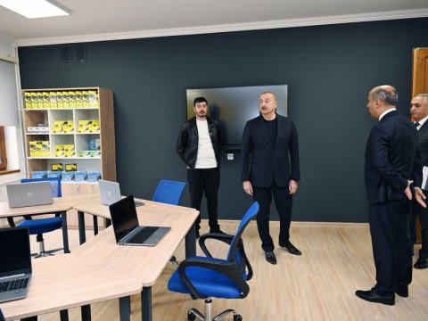 Prezident İlham Əliyev Xankəndidə - FOTOLAR