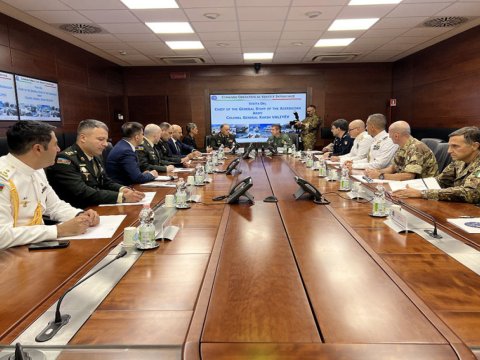 Kərim Vəliyev italiyalı həmkarı ilə görüşüb - FOTO