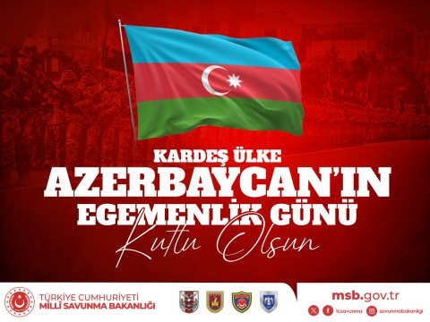 Türkiyə Milli Müdafiə Nazirliyindən Azərbaycana TƏBRİK