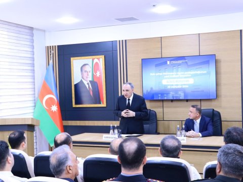 Nərimanov rayon prokurorluğunun yeni binasının açılışı oldu - FOTOLAR