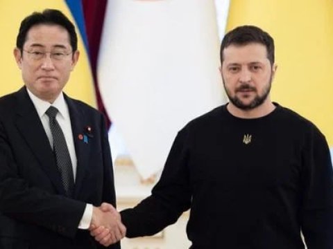 Zelenski ABŞ-da Yaponiya baş naziri ilə GÖRÜŞƏCƏK