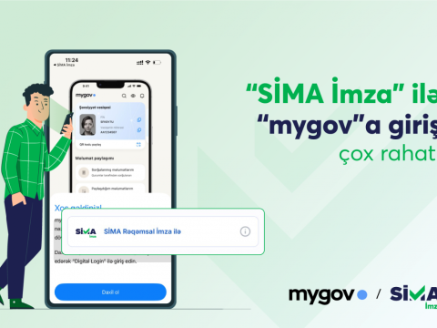 &ldquo;mygov&rdquo;da bütün sənədləri &ldquo;SİMA İmza&rdquo; ilə əldə etmək mümkündür!