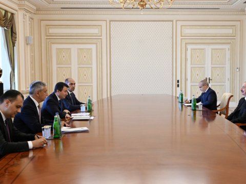 İlham Əliyev Xocayevi&nbsp;qəbul etdi